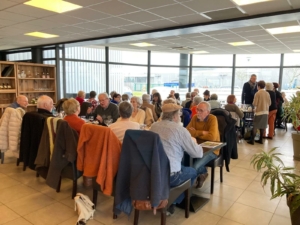 Pendant le repas de l'A.G. 2025